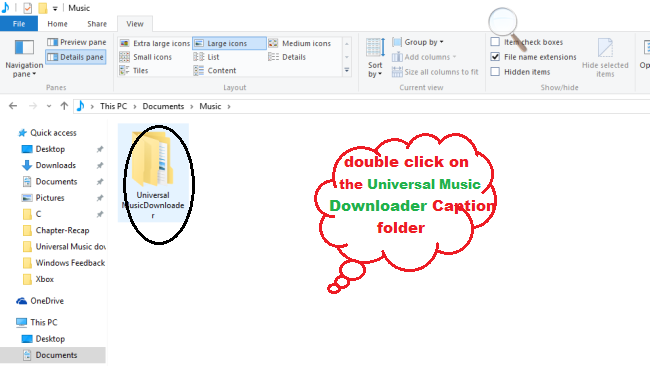Universal folder